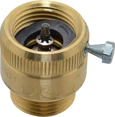 Watts - 125 Max psi, Brass, Hose Connection Vacuum Breaker - EPDM Seal, Stainless Steel Spring, FIP X Hose End Connections - Industrial Tool & Supply