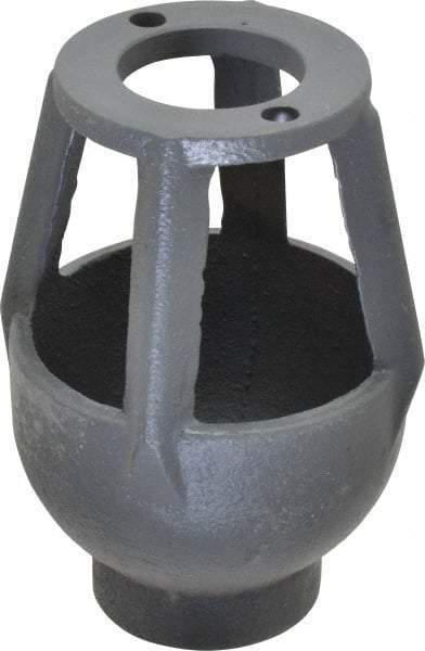 Watts - 3/4 to 1" Fit, 3-1/4" Diam, Air Gap Drain - 4-7/8" High, Cast Iron - Industrial Tool & Supply