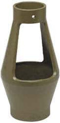 Watts - 1/4 to 1/2" Fit, 2-3/8" Diam, Air Gap Drain - 3-1/8" High, Cast Iron - Industrial Tool & Supply