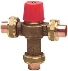 Watts - Union Thread End Connections, 1/2" Pipe, Temperature Control Valve - 150 Max Working psi - Industrial Tool & Supply
