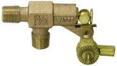 Watts - 3/8" Pipe, Bronze, Mechanical Float Valve - 125 psi, MPT x MPT End Connections - Industrial Tool & Supply
