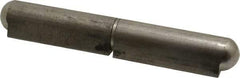 Value Collection - 5-29/32" Long x 0.787" Wide x 0.984" Thick, Weld On Hinge - Stainless Steel with Stainless Pin - Industrial Tool & Supply