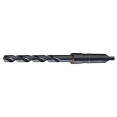 63/64 RHS / RHC HSS 118 Degree Radial Point Taper Shank Taper Length Drill - Steam Oxide