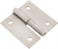 Made in USA - 3" Long x 3" Wide x 0.093" Thick, Slip Joint Hinge - Steel - Industrial Tool & Supply