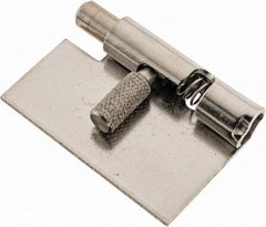 Made in USA - 1-3/4" Long x 1" Wide x 0.05" Thick, Un-Hinge - Stainless Steel - Industrial Tool & Supply
