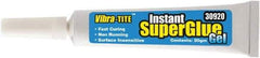 Vibra-Tite - 0.70 oz Tube Clear Instant Adhesive - Industrial Tool & Supply