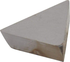 Interstate - TPG221 Grade I22 Carbide Turning Insert - 60° Triangle, 1/4" Inscr Circle, 1/8" Thick, 1/64" Corner Radius - Industrial Tool & Supply