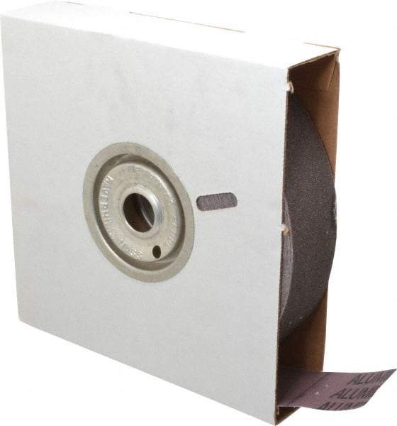 Tru-Maxx - 2" x 50 Yd 80 Grit Aluminum Oxide Cloth Roll - Medium Grade, J Weighted Backing - Industrial Tool & Supply