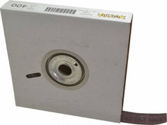 Tru-Maxx - 1-1/2" x 50 Yd 400 Grit Aluminum Oxide Cloth Roll - Super Fine Grade, J Weighted Backing - Industrial Tool & Supply