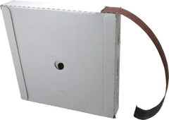 Tru-Maxx - 1-1/2" x 50 Yd 60 Grit Aluminum Oxide Cloth Roll - Medium Grade, X Weighted Backing - Industrial Tool & Supply