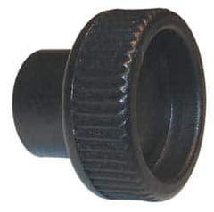 Gibraltar - M4x0.70 Knurled Shoulder Brass Thumb Screw - 14mm OAL, 20mm Head Diam x 8mm Head Height - Industrial Tool & Supply