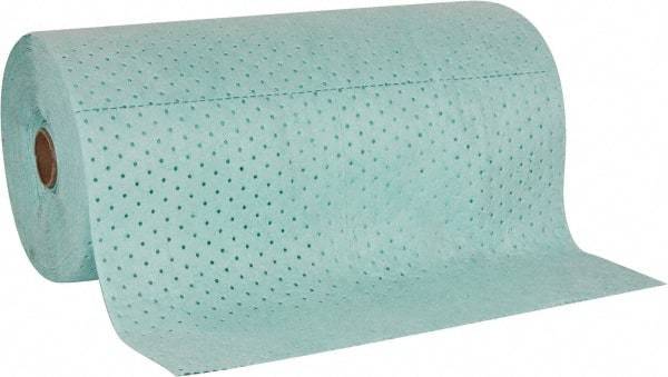 PRO-SAFE - 58 Gal Capacity per Package, Universal Roll - 150' Long x 30" Wide, Green, Polypropylene - Industrial Tool & Supply