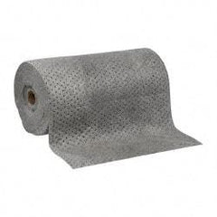 PRO-SAFE - 61 Gal Capacity per Package, Universal Roll - 150' Long x 30" Wide, Gray, Polypropylene - Industrial Tool & Supply