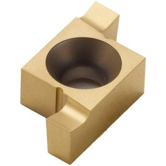 Seco - 12514ER FG Grade CP500, 1/8" Cutting Width Carbide Grooving Insert - 1/8" Max Depth of Cut, Right Hand, TiAlN/TiN Finish - Industrial Tool & Supply