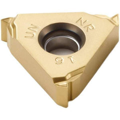 Seco - 16NR Internal Right Hand 14 UN Laydown Threading Insert - Grade CP500, TiAlN/TiN Coated Carbide - Industrial Tool & Supply