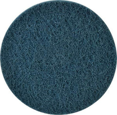 Standard Abrasives - 6" Medium Grade Deburring Disc - 1/2" Center Hole, Arbor Connection, Blue, 3,600 Max RPM - Industrial Tool & Supply