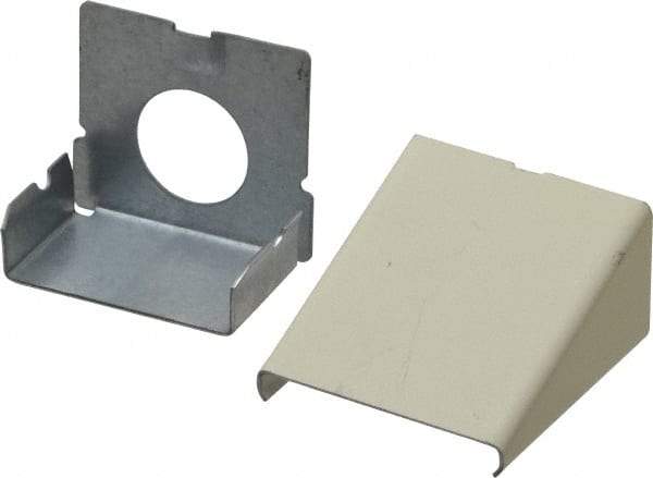 Wiremold - 1-29/32 Inch Long x 1-5/8 Inch Wide x 1-3/16 Inch High, Raceway Fitting - Ivory, For Use with Wiremold 2400 Series Raceways - Industrial Tool & Supply
