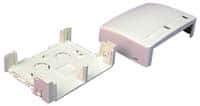 Wiremold - 3-3/4 Inch Long x 5 Inch Wide x 2 Inch High, Rectangular Raceway Box - Ivory, For Use with ECLIPSE PDB2 Series Raceways - Industrial Tool & Supply