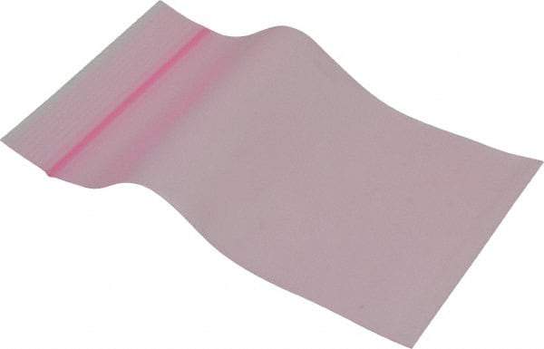Value Collection - 5" Long x 3" Wide, 4 mil Thick, Self Seal Antistatic Poly Bag - Heavy-Duty Grade - Industrial Tool & Supply
