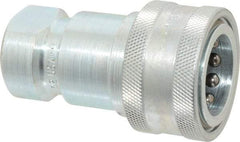 Parker - 3/4 NPTF Steel Hydraulic Hose Female Pipe Thread Coupler - 2,500 psi - Industrial Tool & Supply