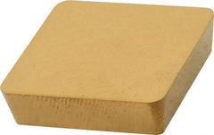 Interstate - SPG634 Grade TCN55 Carbide Turning Insert - TiC/TiN Finish, 90° Square, 3/4" Inscr Circle, 3/16" Thick, 1/16" Corner Radius - Industrial Tool & Supply