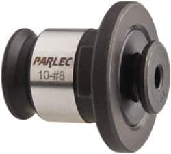 Parlec - 0.168" Tap Shank Diam, 0.131" Tap Square Size, #8 Tap, #1 Tapping Adapter - 0.28" Projection, 3/4" Shank OD, Series Numertap 100 - Exact Industrial Supply