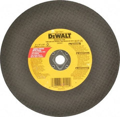 DeWALT - 8" Aluminum Oxide Cutoff Wheel - 1/8" Thick, 5/8" Arbor, 7,600 Max RPM, Use with Circular Saws - Industrial Tool & Supply