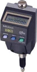Mitutoyo - 0 to 5.6mm Range, 0.00005 & 0.0005" Graduation, Electronic Drop Indicator - Accurate to 0.00012", English & Metric System, LCD Display - Industrial Tool & Supply