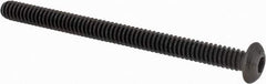 Value Collection - #10-24 UNC Hex Socket Drive, Button Screw - Alloy Steel, Black Oxide Finish, Fully Threaded, 2-1/2" Length Under Head - Industrial Tool & Supply
