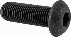 Value Collection - 1/2-20 UNF Hex Socket Drive, Button Screw - Alloy Steel, Black Oxide Finish, Fully Threaded, 1-1/2" Length Under Head - Industrial Tool & Supply