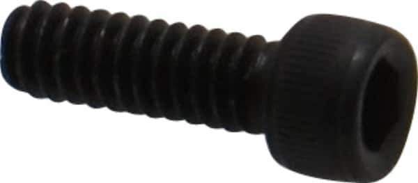 Value Collection - #3-48 UNC Hex Socket Drive, Socket Cap Screw - Alloy Steel, Black Oxide Finish, Fully Threaded, 5/16" Length Under Head - Industrial Tool & Supply