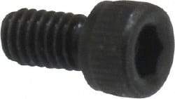 Value Collection - #3-56 UNF Hex Socket Drive, Socket Cap Screw - Alloy Steel, Black Oxide Finish, Fully Threaded, 3/16" Length Under Head - Industrial Tool & Supply