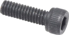 Value Collection - #3-56 UNF Hex Socket Drive, Socket Cap Screw - Alloy Steel, Black Oxide Finish, Fully Threaded, 5/16" Length Under Head - Industrial Tool & Supply