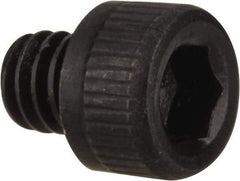 Value Collection - #4-48 UNF Hex Socket Drive, Socket Cap Screw - Alloy Steel, Black Oxide Finish, Fully Threaded, 1/8" Length Under Head - Industrial Tool & Supply