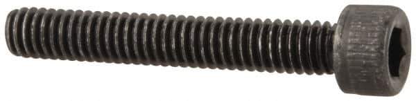 Value Collection - #4-48 UNF Hex Socket Drive, Socket Cap Screw - Alloy Steel, Black Oxide Finish, Fully Threaded, 3/4" Length Under Head - Industrial Tool & Supply
