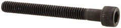 Value Collection - #4-48 UNF Hex Socket Drive, Socket Cap Screw - Alloy Steel, Black Oxide Finish, Partially Threaded, 1" Length Under Head - Industrial Tool & Supply