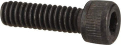 Value Collection - #5-40 UNC Hex Socket Drive, Socket Cap Screw - Alloy Steel, Black Oxide Finish, Fully Threaded, 7/16" Length Under Head - Industrial Tool & Supply