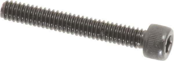 Value Collection - #5-40 UNC Hex Socket Drive, Socket Cap Screw - Alloy Steel, Black Oxide Finish, Fully Threaded, 7/8" Length Under Head - Industrial Tool & Supply