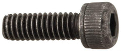 Value Collection - #5-44 UNF Hex Socket Drive, Socket Cap Screw - Alloy Steel, Black Oxide Finish, Fully Threaded, 3/8" Length Under Head - Industrial Tool & Supply