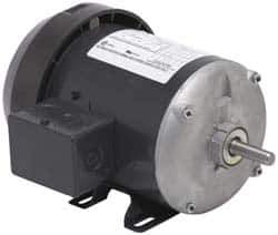 US Motors - 1/6 hp, TEFC Enclosure, No Thermal Protection, 1,725 RPM, 115 Volt, 60 Hz, Single Phase Split Phase Motor - Size 48 Frame, Cradle Mount, 1 Speed, Ball Bearings, 3.40 Full Load Amps, B Class Insulation, Reversible - Industrial Tool & Supply