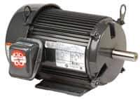 US Motors - 3 hp, TEFC Enclosure, No Thermal Protection, 1,760 RPM, 230/460 Volt, 60 Hz, Three Phase Premium Efficient Motor - Size 182 Frame, Rigid Mount, 1 Speed, Ball Bearings, 8.2/4.1 Full Load Amps, F Class Insulation, Reversible - Industrial Tool & Supply