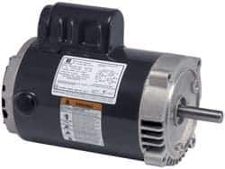 US Motors - 1/3 hp, ODP Enclosure, No Thermal Protection, 1,725 RPM, 115/208-230 Volt, 60 Hz, Single Phase Permanent Split Capacitor (PSC) Motor - Size 56C Frame, C-Face Mount, 1 Speed, Ball Bearings, 6.4/3.2 Full Load Amps, B Class Insulation, Reversible - Industrial Tool & Supply