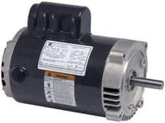 US Motors - 1/3 hp, ODP Enclosure, No Thermal Protection, 1,725 RPM, 115/208-230 Volt, 60 Hz, Single Phase Permanent Split Capacitor (PSC) Motor - Size 56C Frame, C-Face Mount, 1 Speed, Ball Bearings, 6.4/3.2 Full Load Amps, B Class Insulation, Reversible - Industrial Tool & Supply