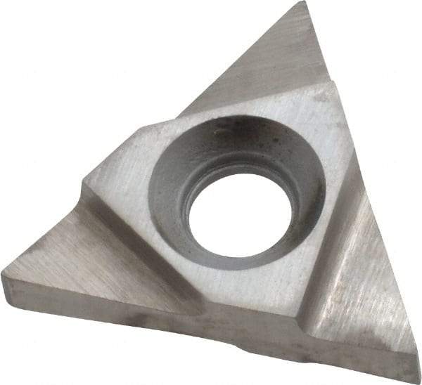 Interstate - 43TNMC Grade I22, 1/8" Cutting Width Carbide Grooving Insert - 0.21" Max Depth of Cut, Left Hand, Uncoated - Industrial Tool & Supply