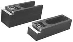 Mitee-Bite - 1/4-20 Screw Thread, 1-1/4" Wide Serrated Steel Slotted Modular Style Screw Mount Toe Clamp - 3,600 Lb Holding Force, 14.5 Lb Ft Torque, 0.73" Long Extension, 0.024" Throw - Industrial Tool & Supply
