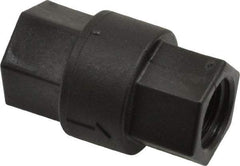 Specialty Mfr - 3/8" Polypropylene Check Valve - Inline, FNPT x FNPT, 125 WOG - Industrial Tool & Supply