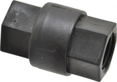 Specialty Mfr - 3/4" Polypropylene Check Valve - Inline, FNPT x FNPT, 125 WOG - Industrial Tool & Supply