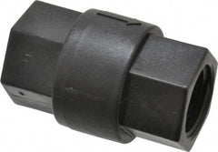 Specialty Mfr - 3/4" Polypropylene Check Valve - Inline, FNPT x FNPT, 125 WOG - Industrial Tool & Supply