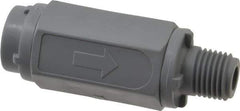 Specialty Mfr - 1/4" PVC Check Valve - Inline, MNPT x FNPT, 125 WOG - Industrial Tool & Supply