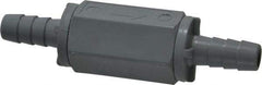 Specialty Mfr - 3/8" PVC Check Valve - Inline, Barb x Barb, 125 WOG - Industrial Tool & Supply